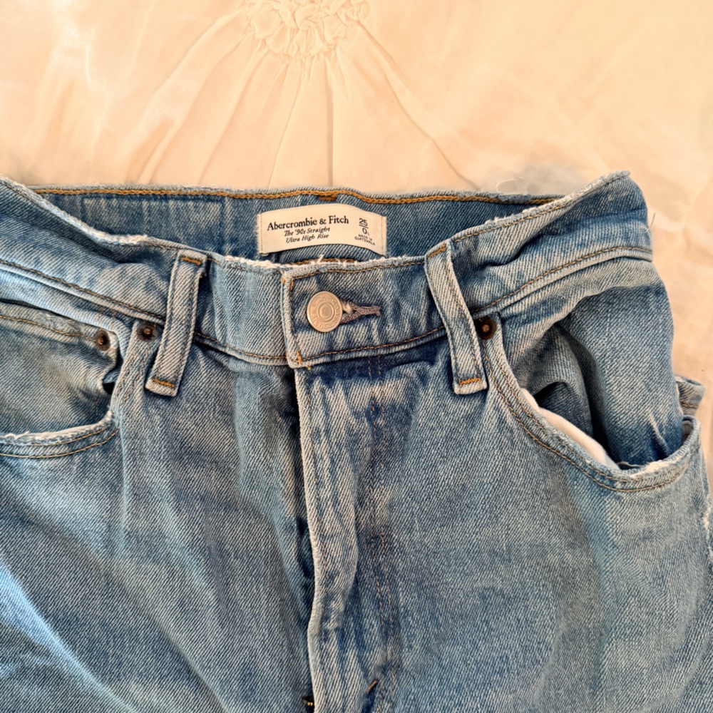 Abercrombie curve love jeans size 0 - Picture 2 of 3